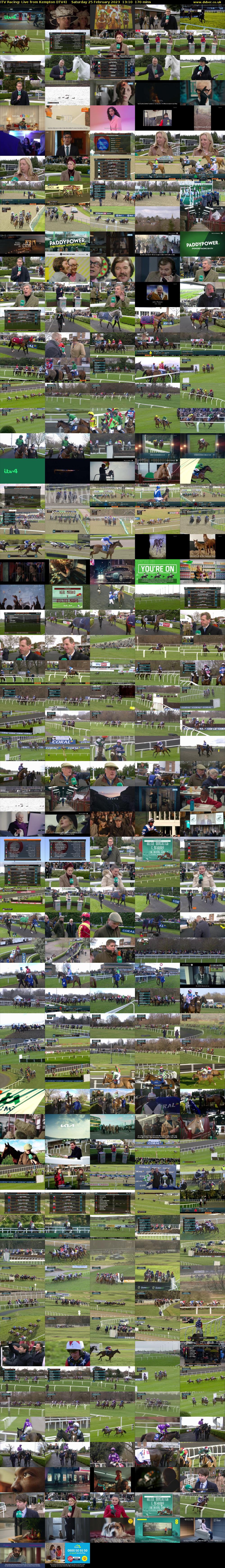 ITV Racing: Live from Kempton (ITV4) Saturday 25 February 2023 13:10 - 16:00