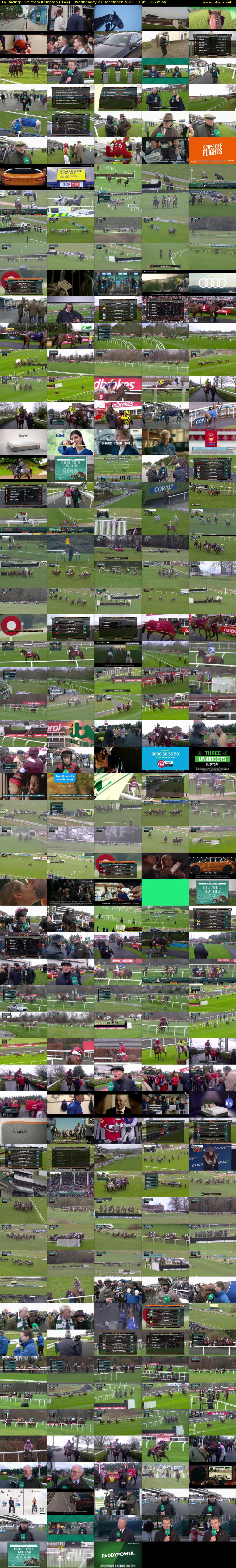 ITV Racing: Live from Kempton (ITV4) Wednesday 27 December 2023 12:45 - 15:30