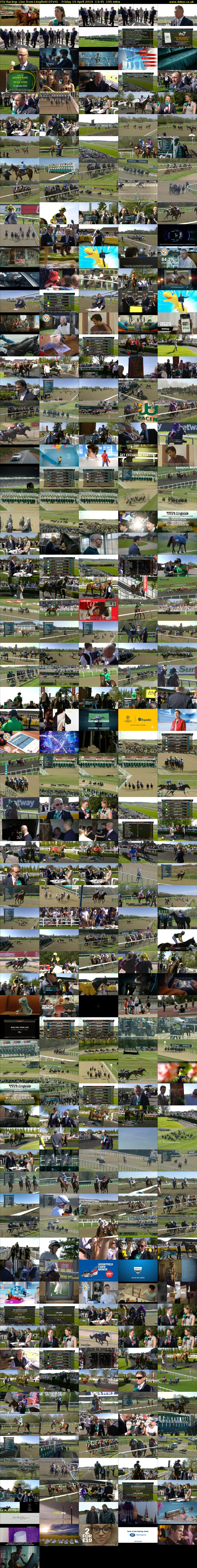 ITV Racing: Live from Lingfield (ITV4) Friday 19 April 2019 13:45 - 17:00