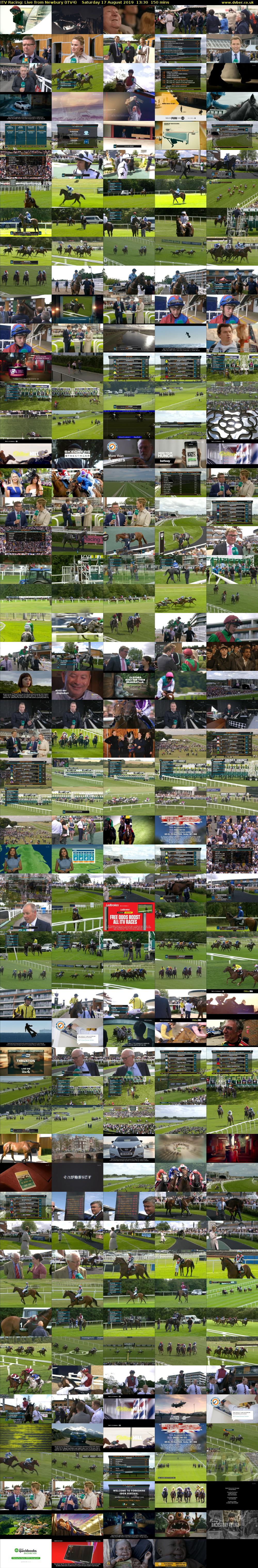 ITV Racing: Live from Newbury (ITV4) Saturday 17 August 2019 13:30 - 16:00