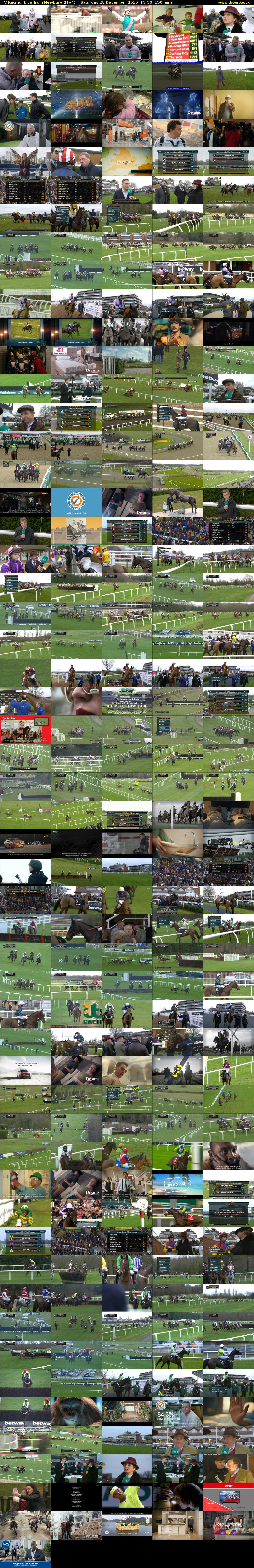 ITV Racing: Live from Newbury (ITV4) Saturday 28 December 2019 13:30 - 16:00