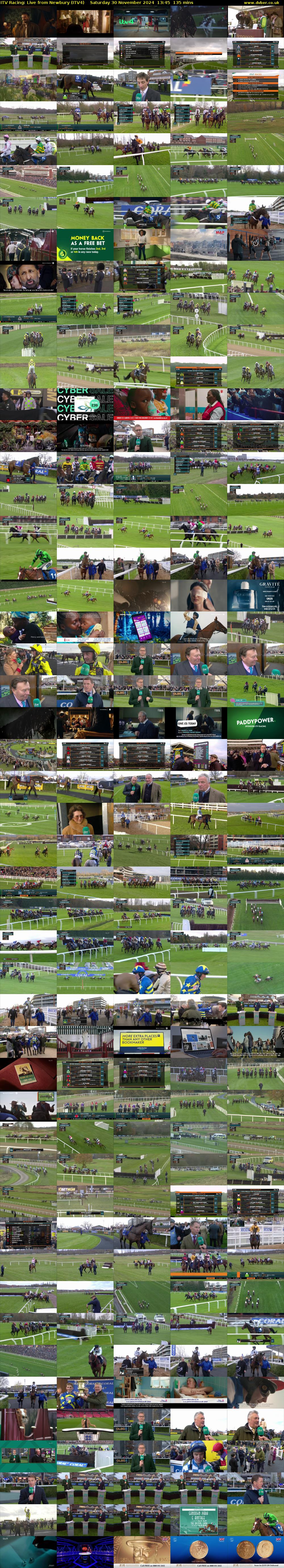ITV Racing: Live from Newbury (ITV4) Saturday 30 November 2024 13:45 - 16:00