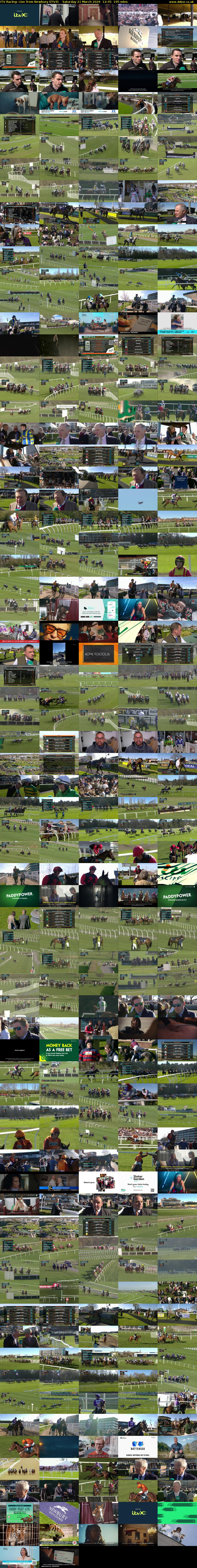 ITV Racing: Live from Newbury (ITV4) Saturday 21 March 2026 12:45 - 16:00