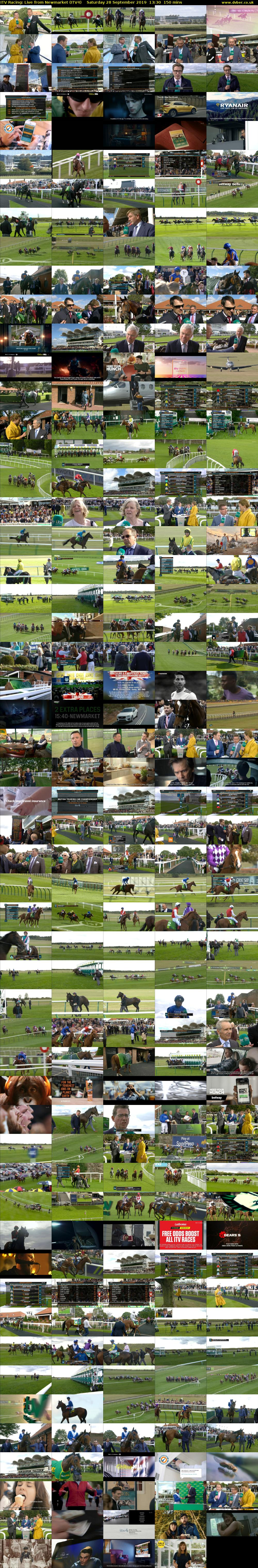 ITV Racing: Live from Newmarket (ITV4) Saturday 28 September 2019 13:30 - 16:00