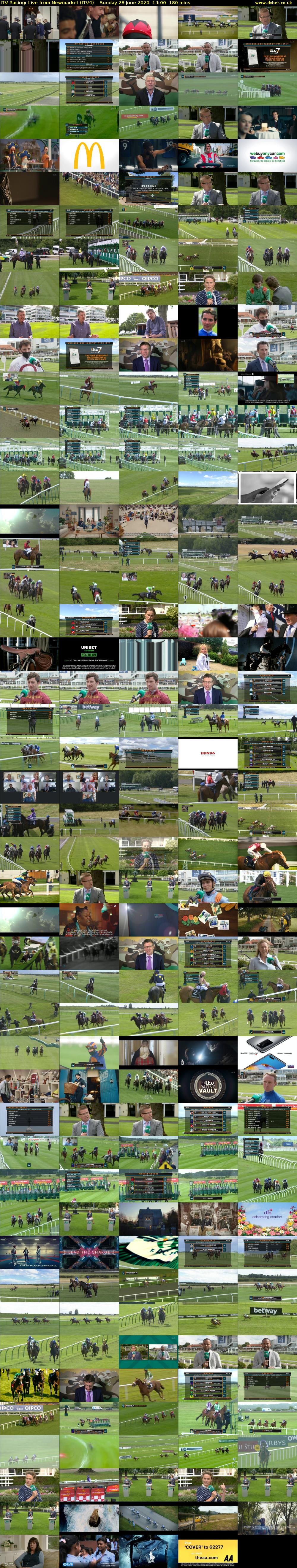 ITV Racing: Live from Newmarket (ITV4) Sunday 28 June 2020 14:00 - 17:00