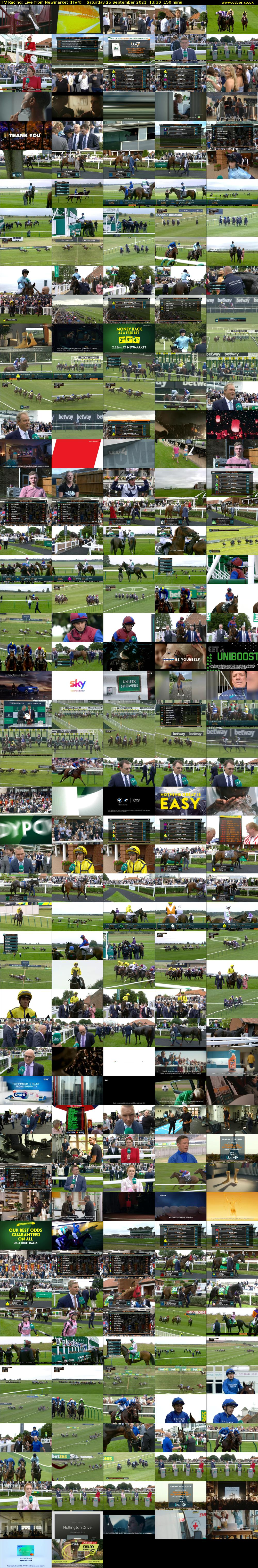 ITV Racing: Live from Newmarket (ITV4) Saturday 25 September 2021 13:30 - 16:00