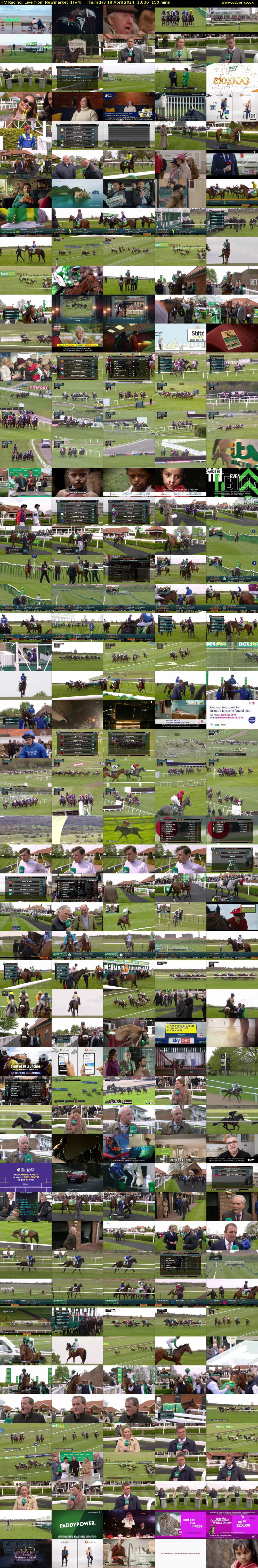 ITV Racing: Live from Newmarket (ITV4) Thursday 18 April 2024 13:30 - 16:00