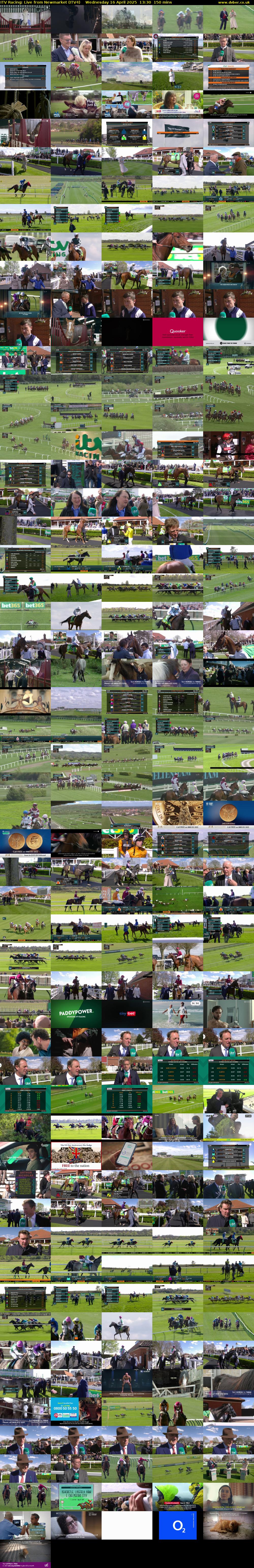 ITV Racing: Live from Newmarket (ITV4) Wednesday 16 April 2025 13:30 - 16:00