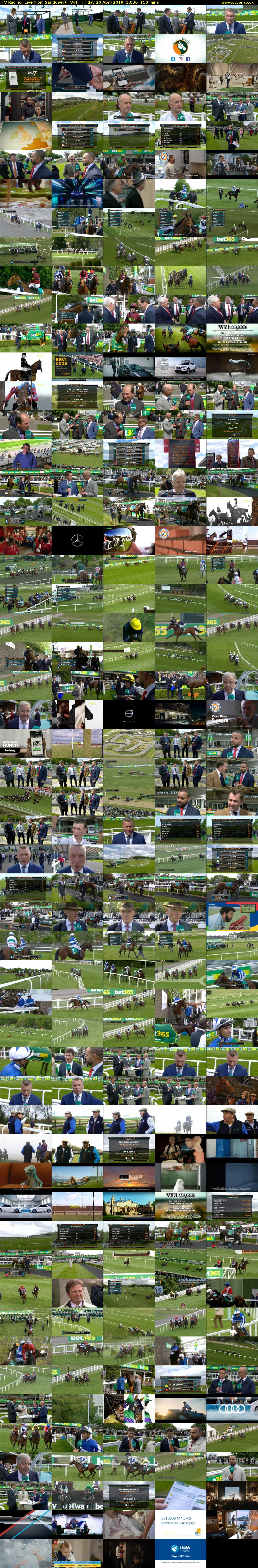 ITV Racing: Live from Sandown (ITV4) Friday 26 April 2019 13:30 - 16:00