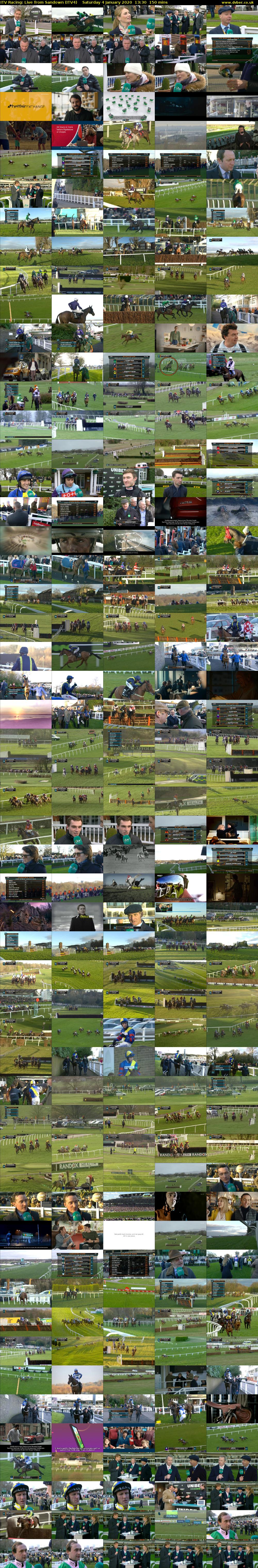 ITV Racing: Live from Sandown (ITV4) Saturday 4 January 2020 13:30 - 16:00