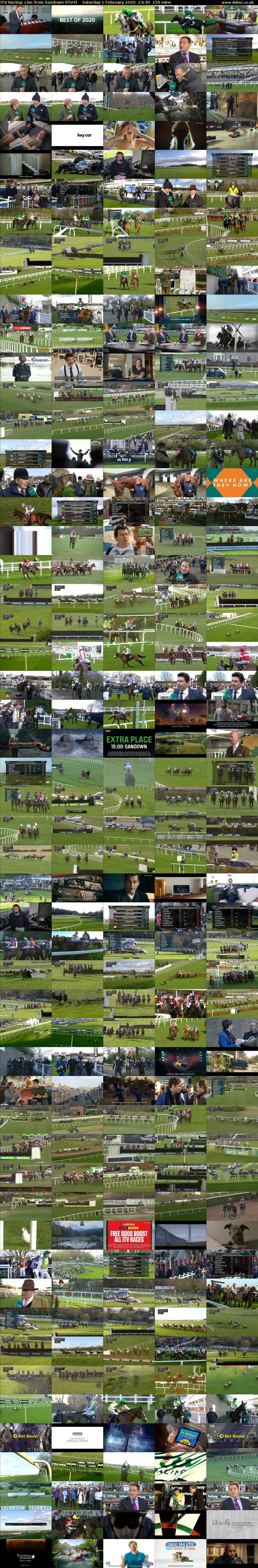 ITV Racing: Live from Sandown (ITV4) Saturday 1 February 2020 13:30 - 16:00