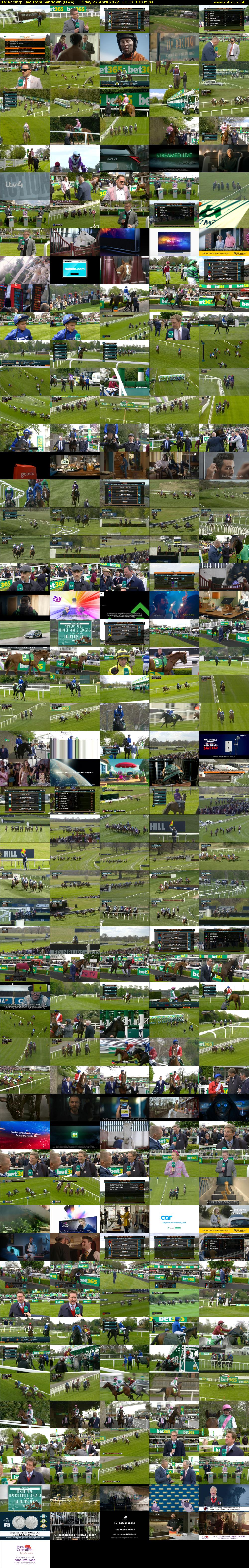 ITV Racing: Live from Sandown (ITV4) Friday 22 April 2022 13:10 - 16:00