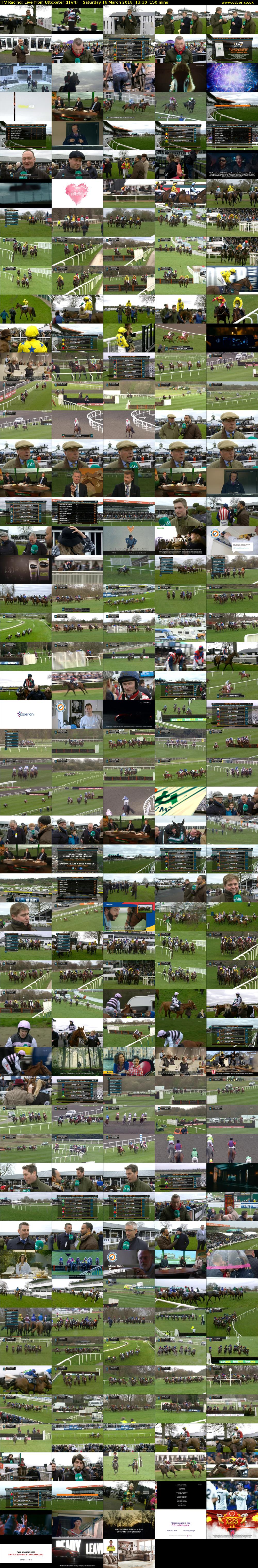ITV Racing: Live from Uttoxeter (ITV4) Saturday 16 March 2019 13:30 - 16:00