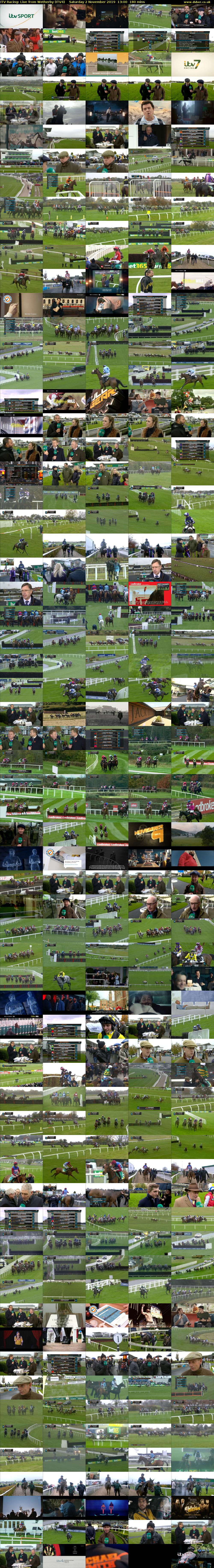 ITV Racing: Live from Wetherby (ITV4) Saturday 2 November 2019 13:00 - 16:00