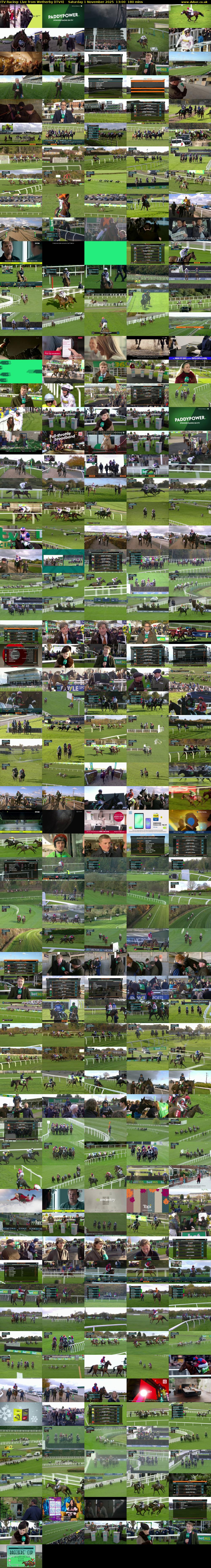 ITV Racing: Live from Wetherby (ITV4) Saturday 1 November 2025 13:00 - 16:00