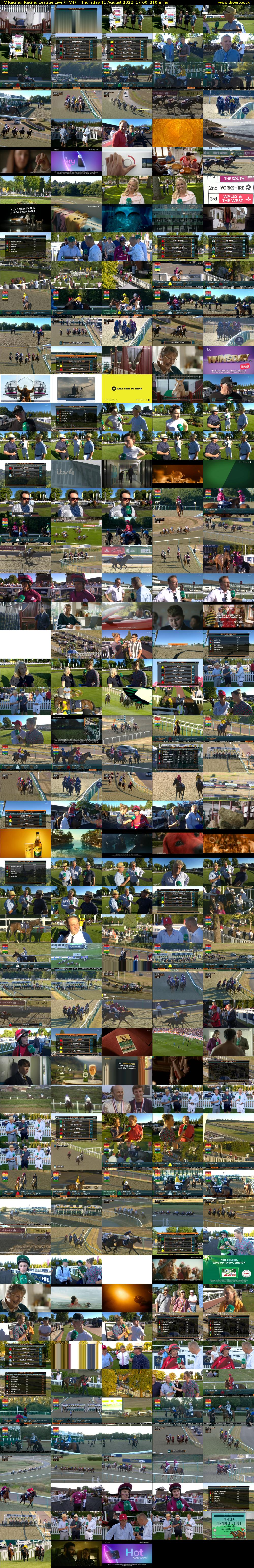 ITV Racing: Racing League Live (ITV4) Thursday 11 August 2022 17:00 - 20:30