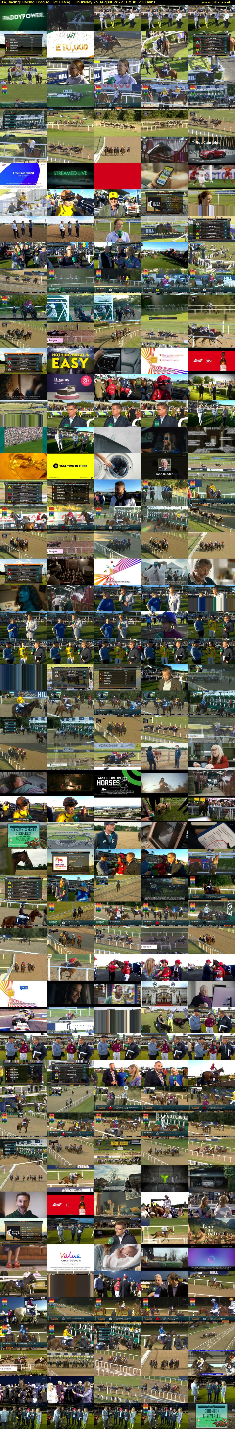 ITV Racing: Racing League Live (ITV4) Thursday 25 August 2022 17:30 - 21:00
