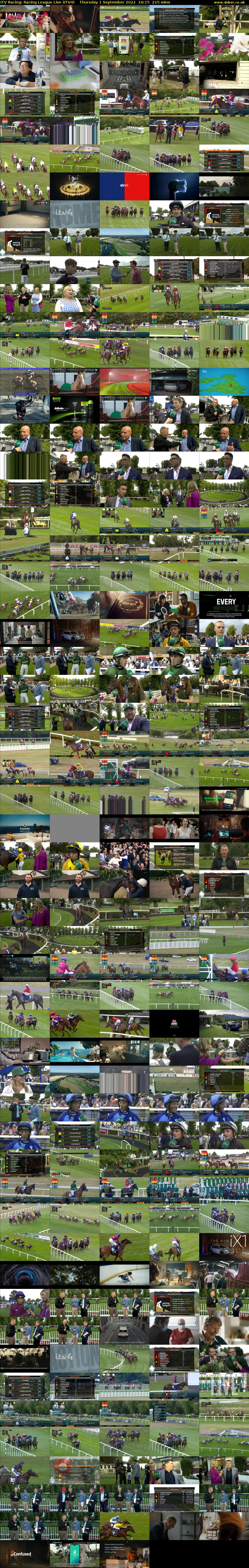 ITV Racing: Racing League Live (ITV4) Thursday 1 September 2022 16:15 - 19:50