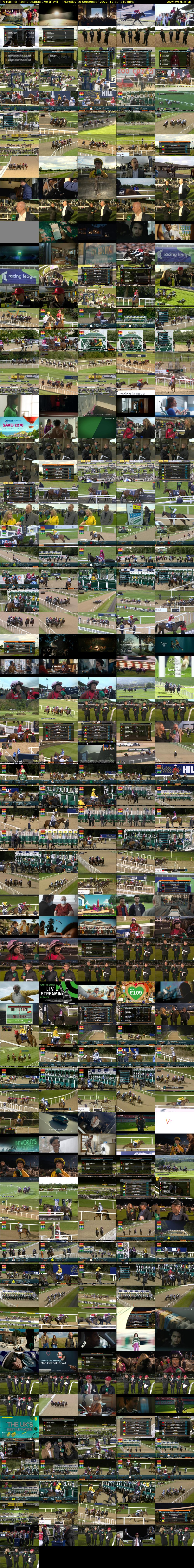 ITV Racing: Racing League Live (ITV4) Thursday 15 September 2022 17:30 - 21:00