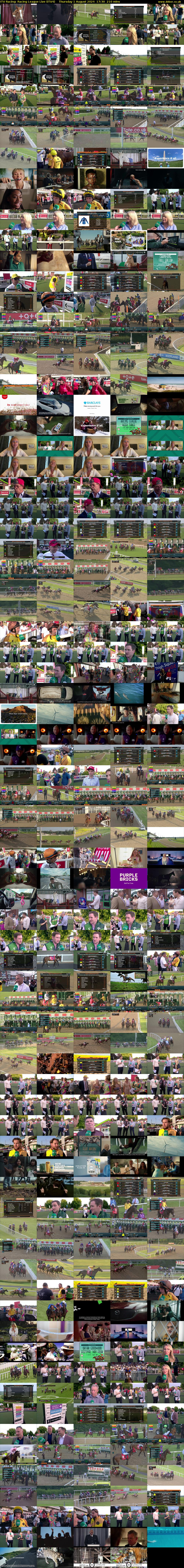ITV Racing: Racing League Live (ITV4) Thursday 1 August 2024 17:30 - 21:00
