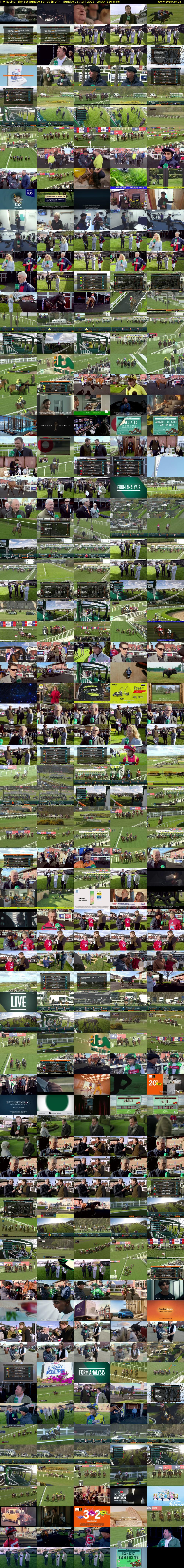 ITV Racing: Sky Bet Sunday Series (ITV4) Sunday 13 April 2025 15:30 - 19:00
