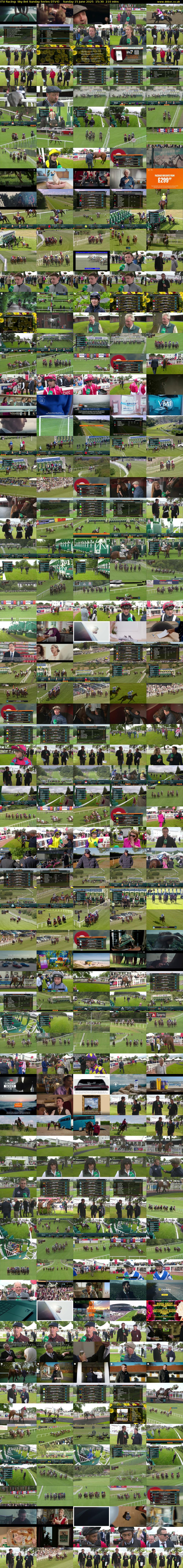 ITV Racing: Sky Bet Sunday Series (ITV4) Sunday 15 June 2025 15:30 - 19:00