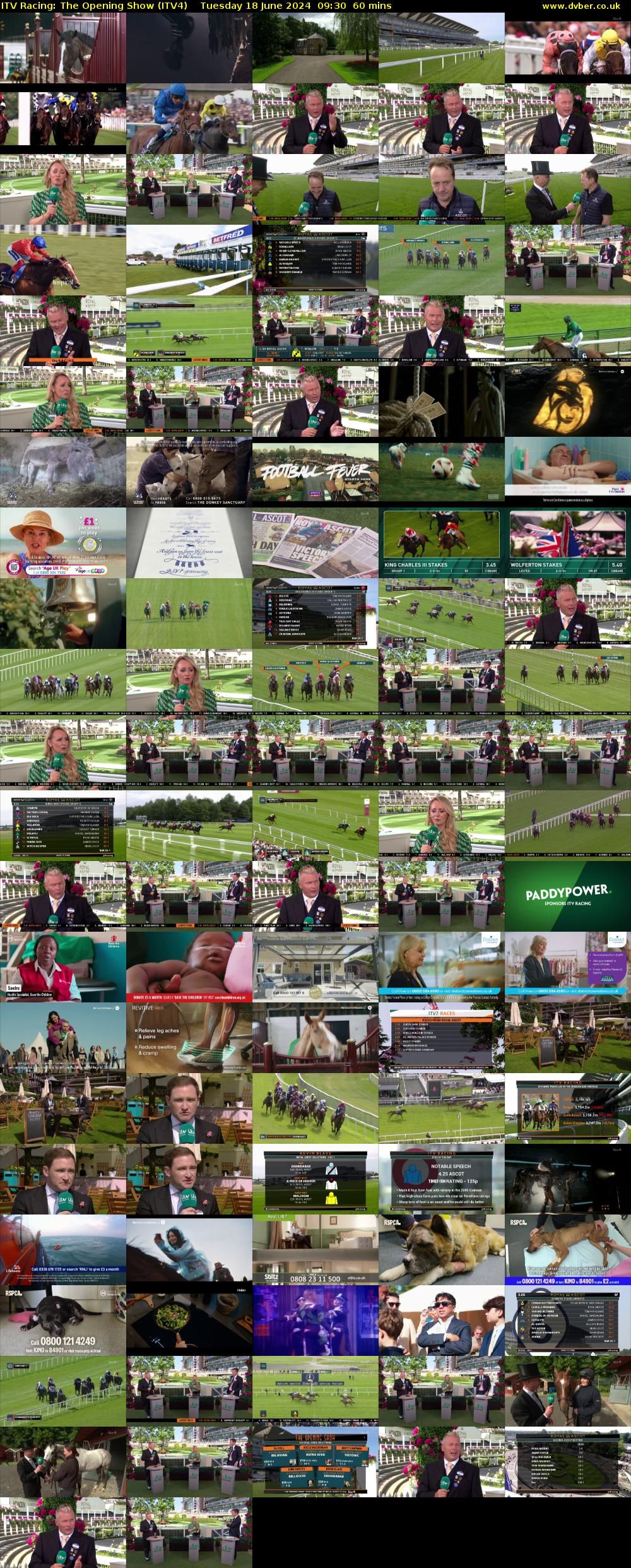 ITV Racing: The Opening Show (ITV4) Tuesday 18 June 2024 09:30 - 10:30