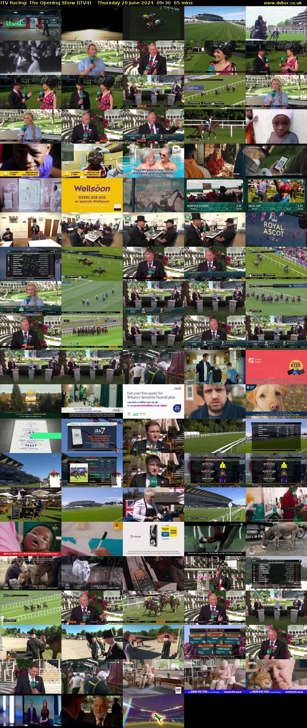 ITV Racing: The Opening Show (ITV4) Thursday 20 June 2024 09:30 - 10:35