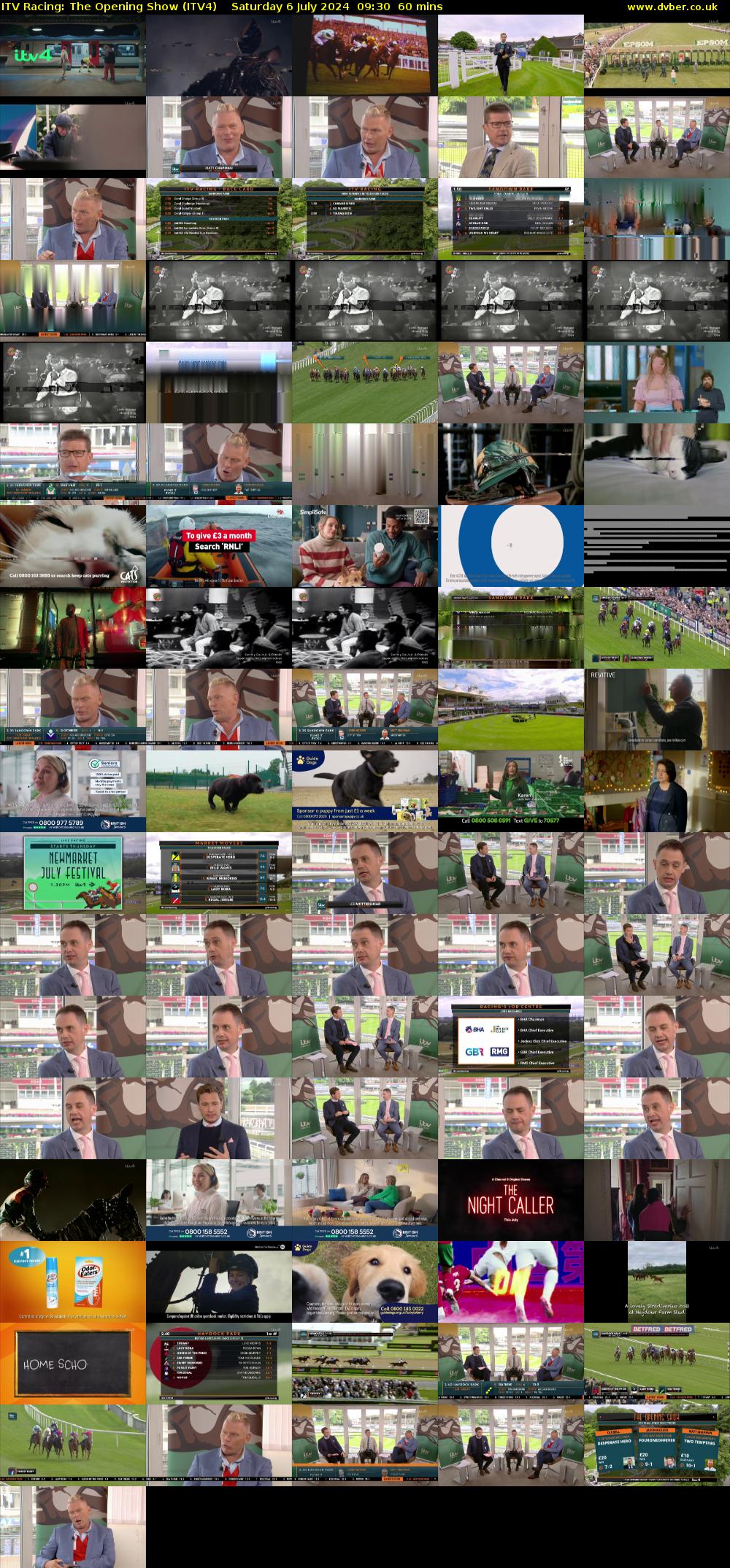 ITV Racing: The Opening Show (ITV4) Saturday 6 July 2024 09:30 - 10:30