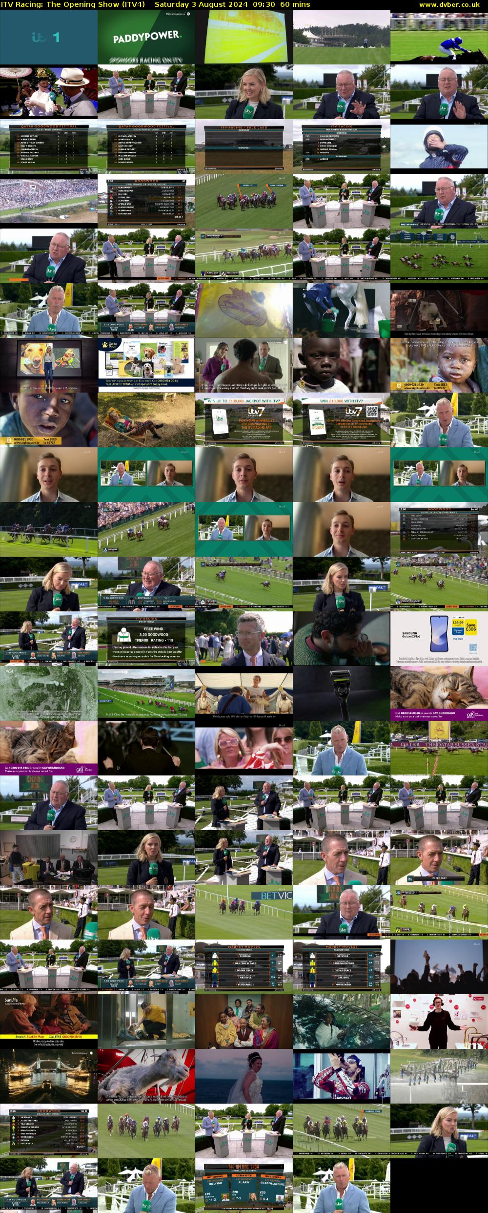 ITV Racing: The Opening Show (ITV4) Saturday 3 August 2024 09:30 - 10:30