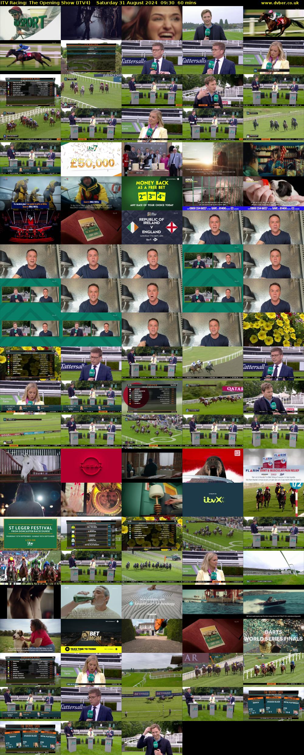 ITV Racing: The Opening Show (ITV4) Saturday 31 August 2024 09:30 - 10:30