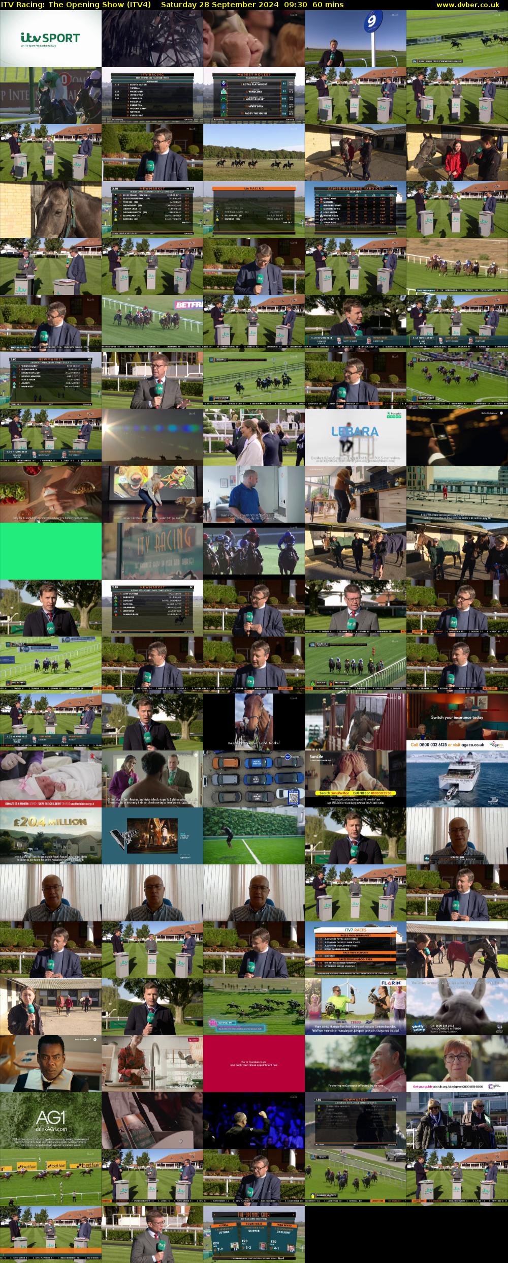 ITV Racing: The Opening Show (ITV4) Saturday 28 September 2024 09:30 - 10:30