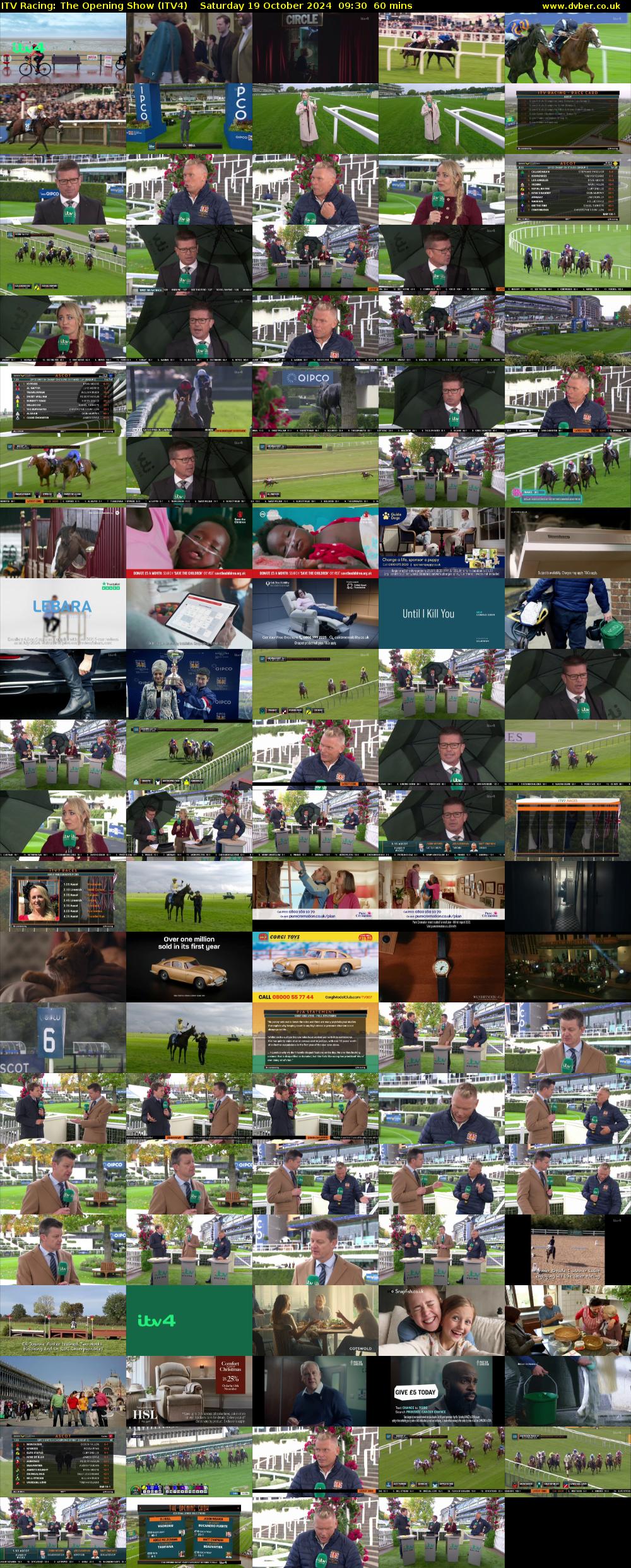 ITV Racing: The Opening Show (ITV4) Saturday 19 October 2024 09:30 - 10:30