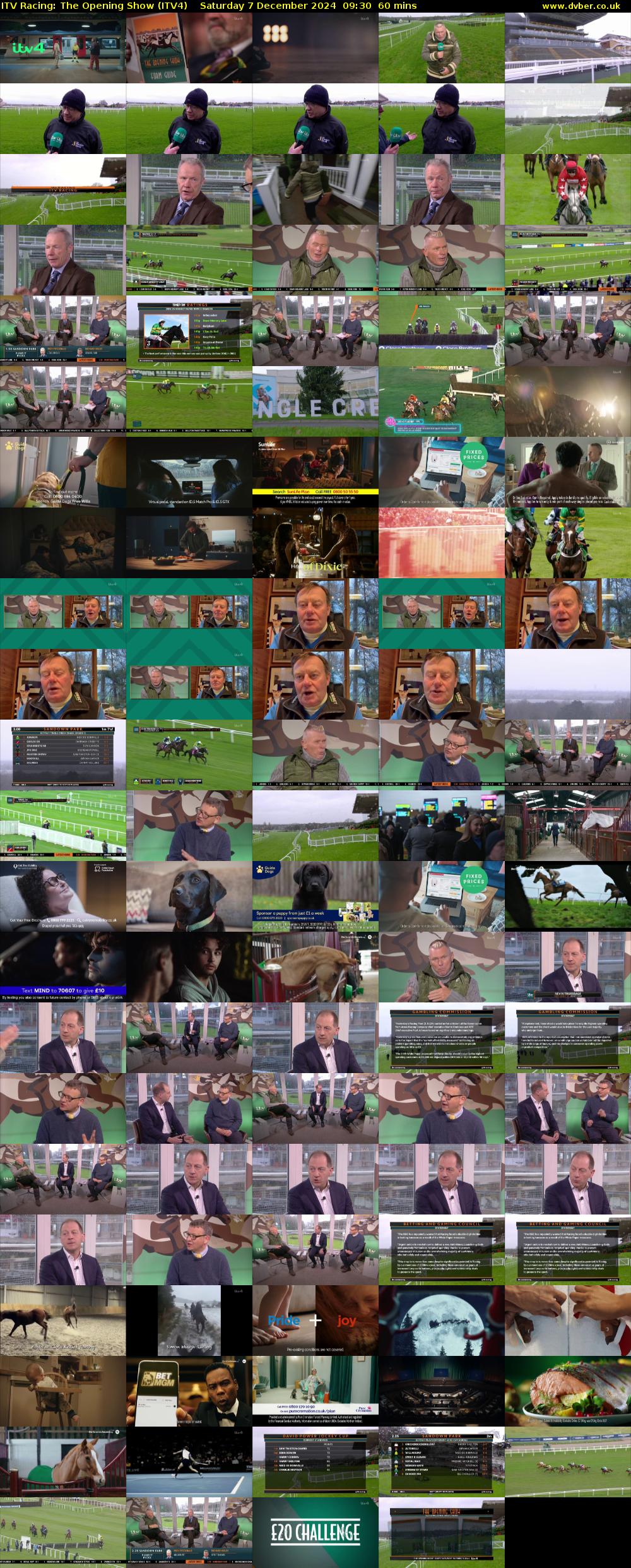 ITV Racing: The Opening Show (ITV4) Saturday 7 December 2024 09:30 - 10:30