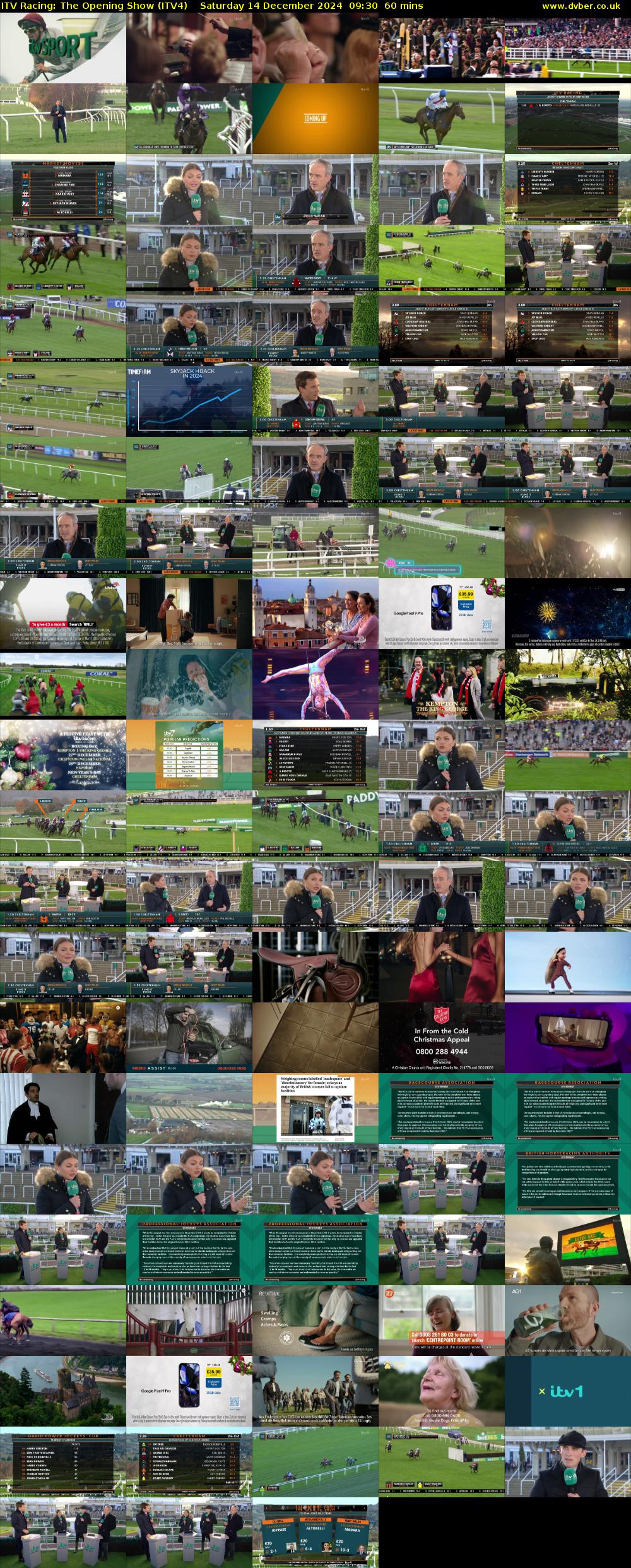 ITV Racing: The Opening Show (ITV4) Saturday 14 December 2024 09:30 - 10:30