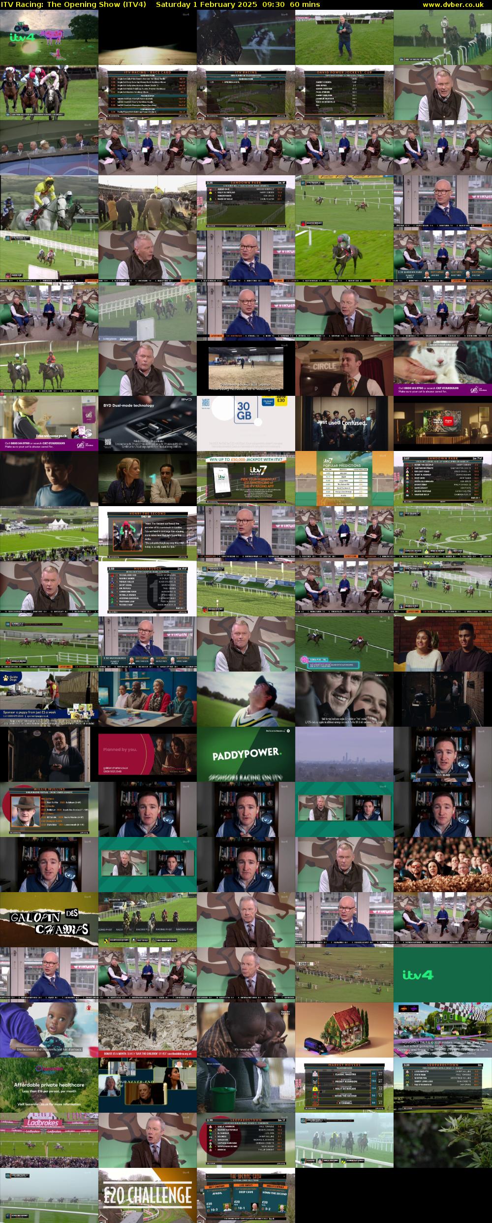 ITV Racing: The Opening Show (ITV4) Saturday 1 February 2025 09:30 - 10:30