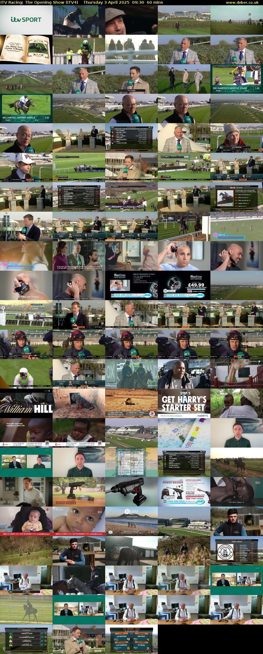 ITV Racing: The Opening Show (ITV4) Thursday 3 April 2025 09:30 - 10:30