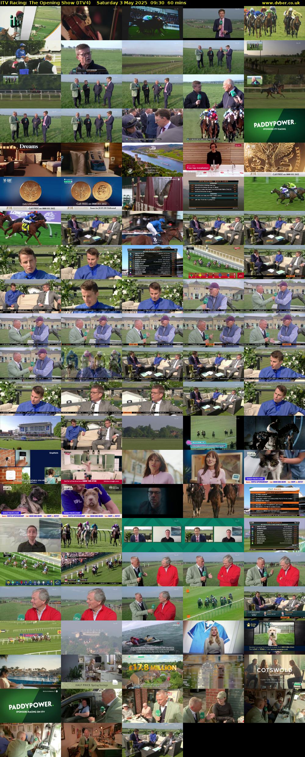 ITV Racing: The Opening Show (ITV4) Saturday 3 May 2025 09:30 - 10:30