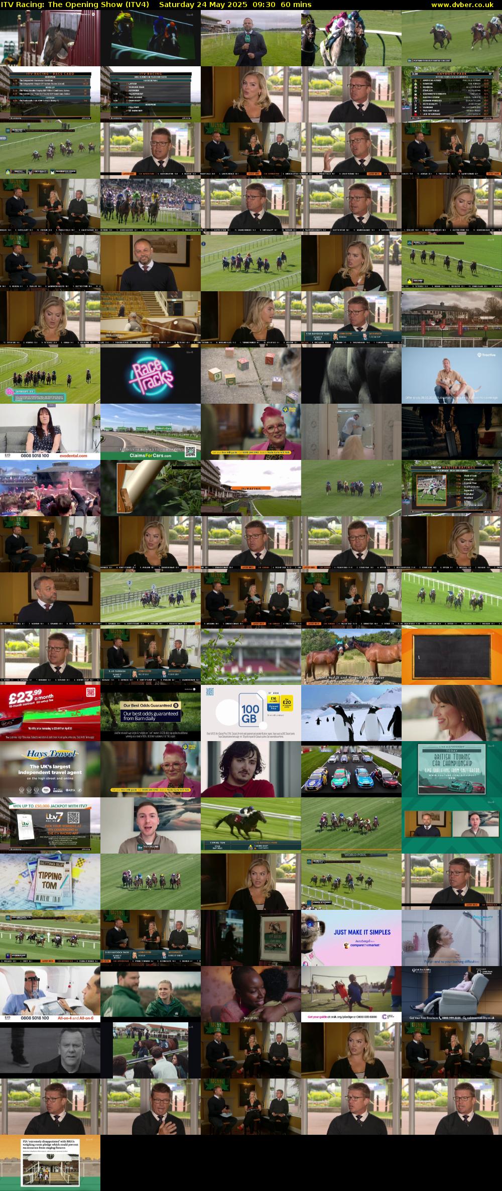 ITV Racing: The Opening Show (ITV4) Saturday 24 May 2025 09:30 - 10:30
