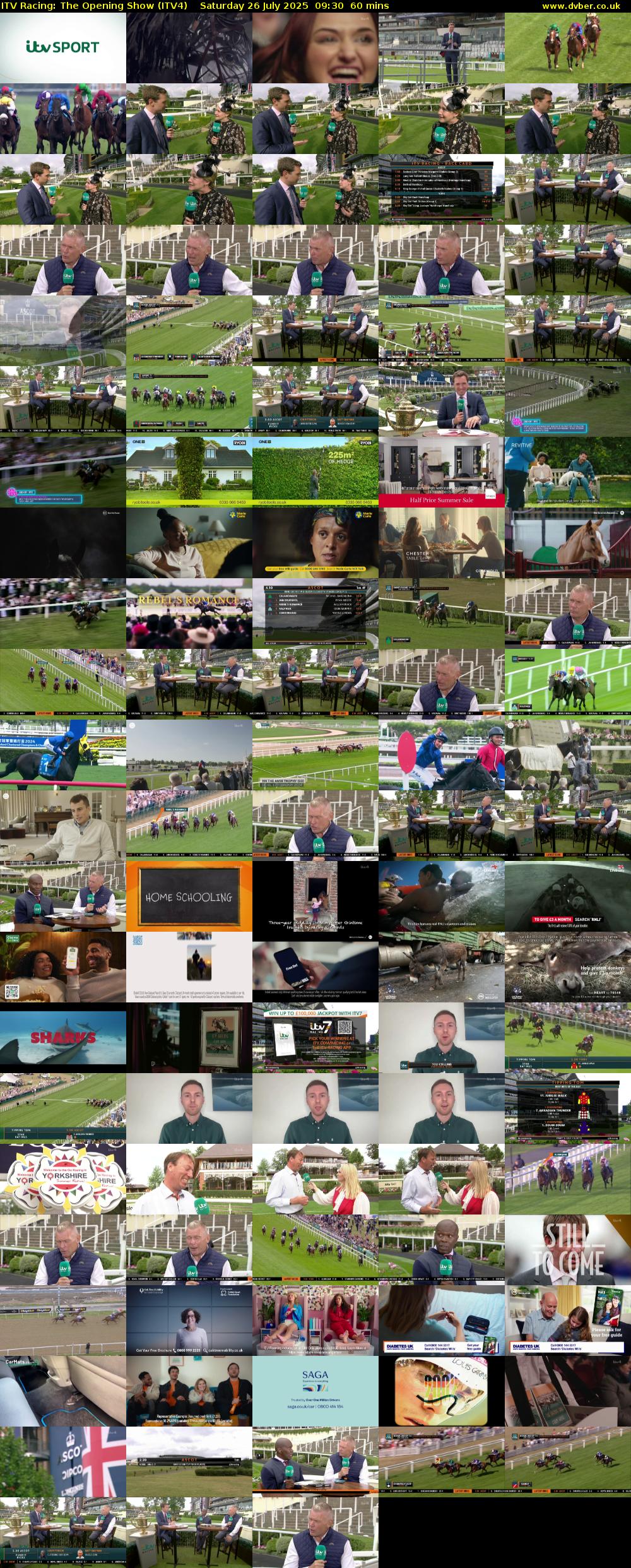 ITV Racing: The Opening Show (ITV4) Saturday 26 July 2025 09:30 - 10:30