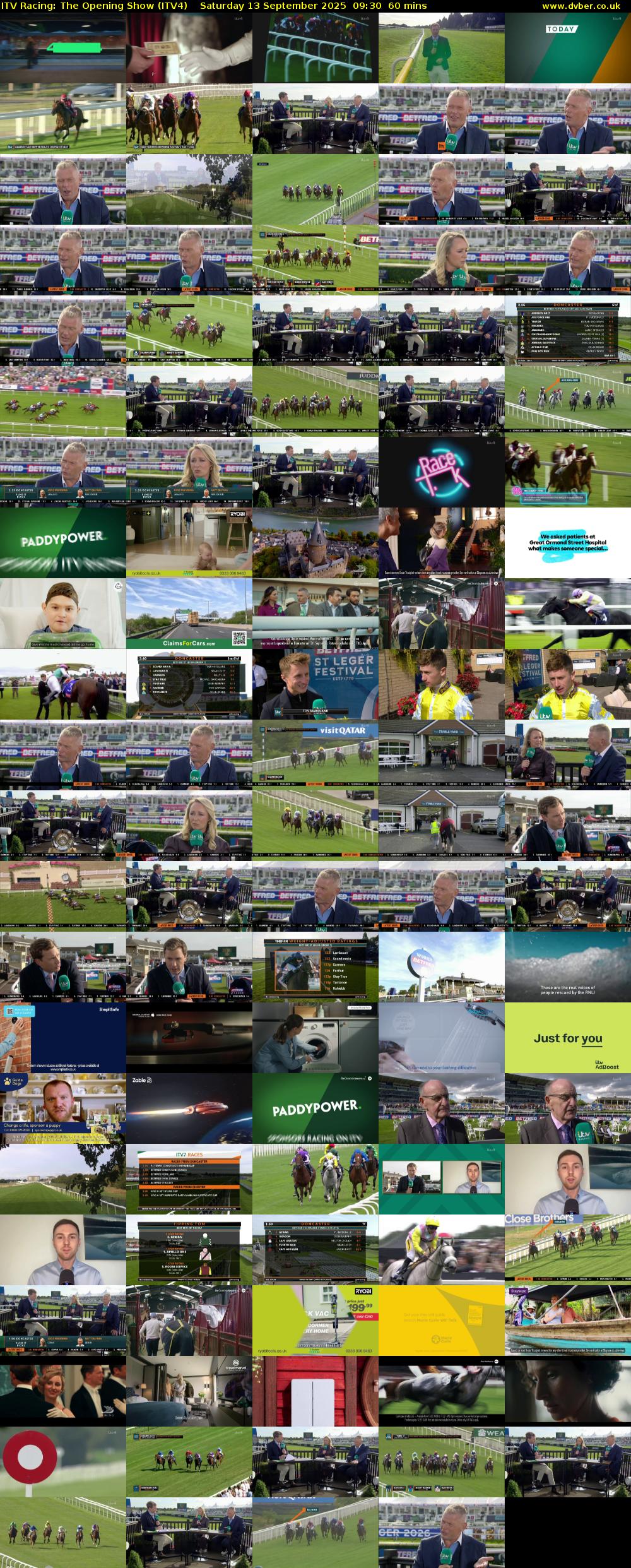 ITV Racing: The Opening Show (ITV4) Saturday 13 September 2025 09:30 - 10:30