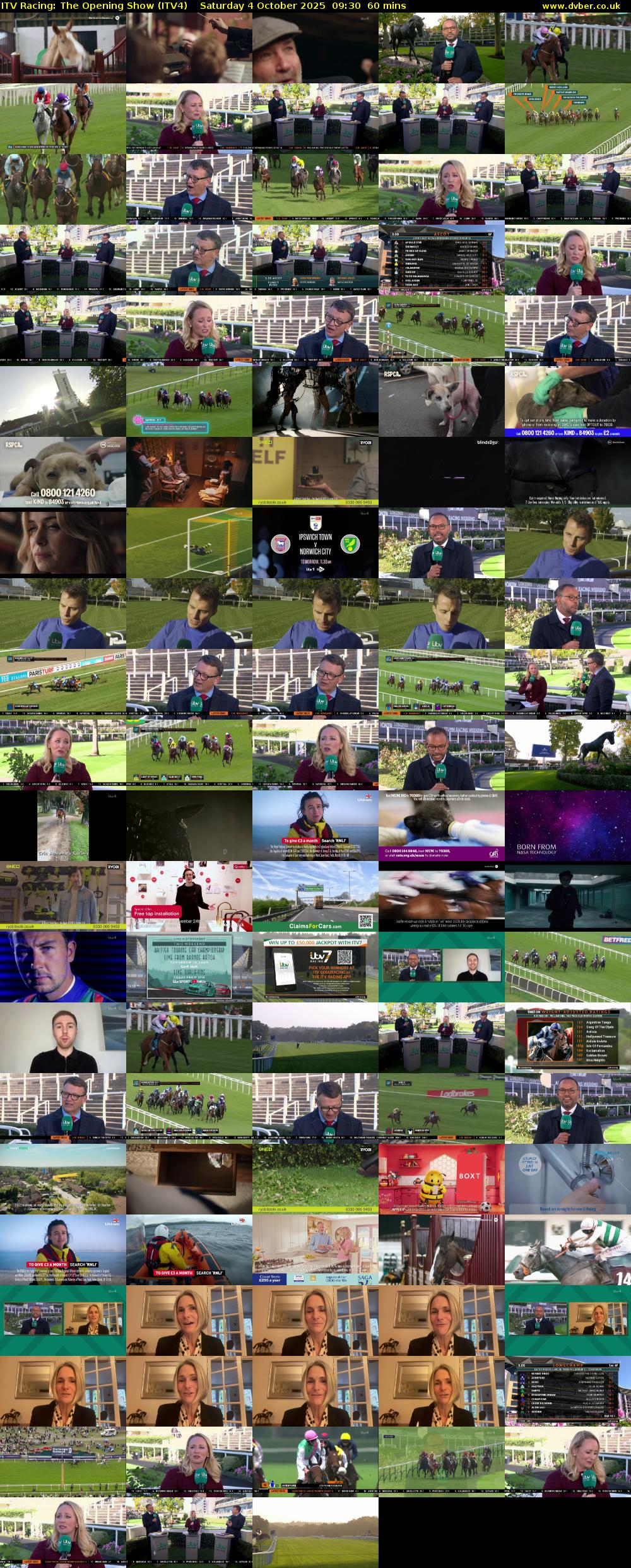 ITV Racing: The Opening Show (ITV4) Saturday 4 October 2025 09:30 - 10:30