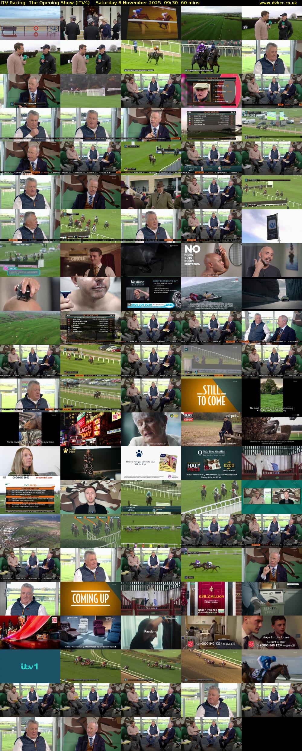 ITV Racing: The Opening Show (ITV4) Saturday 8 November 2025 09:30 - 10:30
