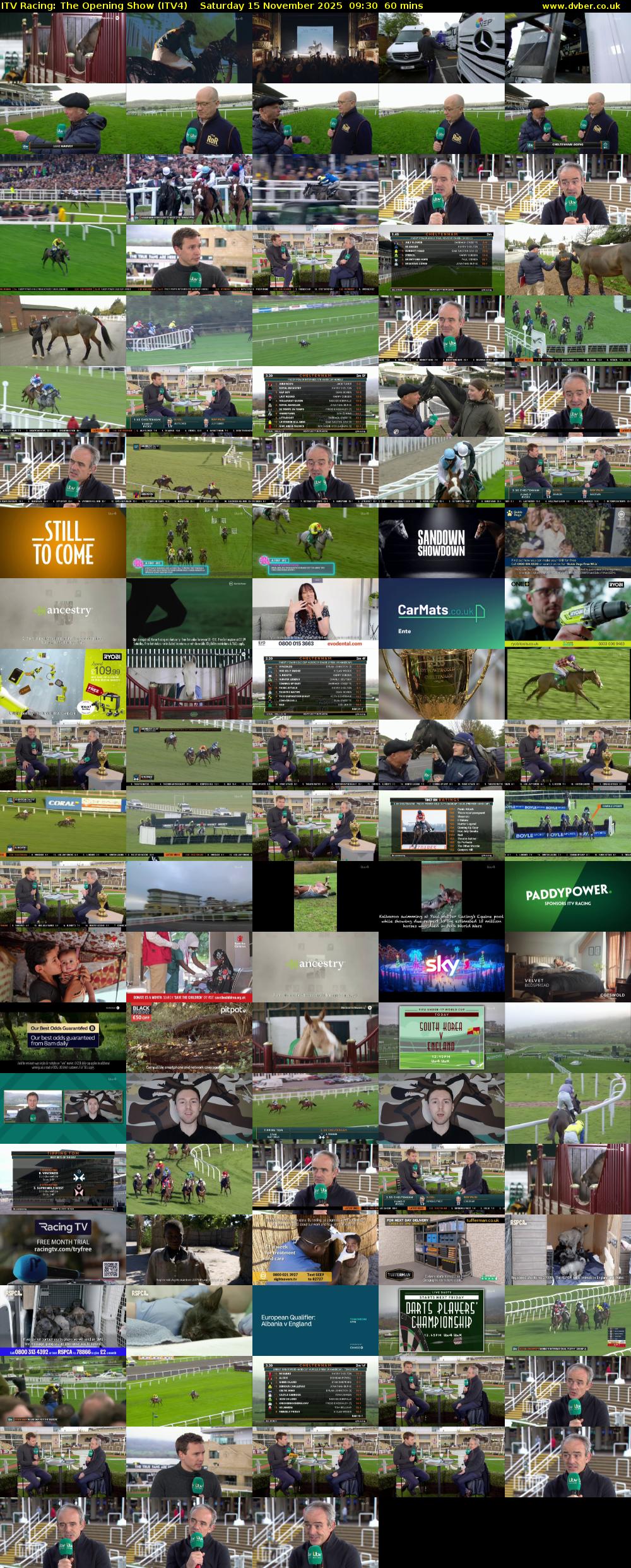 ITV Racing: The Opening Show (ITV4) Saturday 15 November 2025 09:30 - 10:30