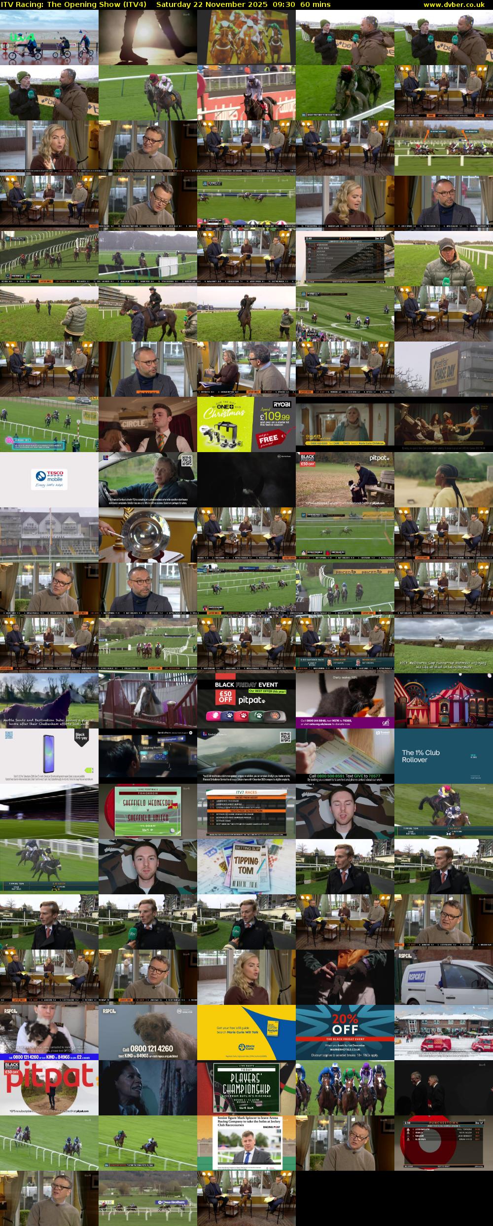 ITV Racing: The Opening Show (ITV4) Saturday 22 November 2025 09:30 - 10:30