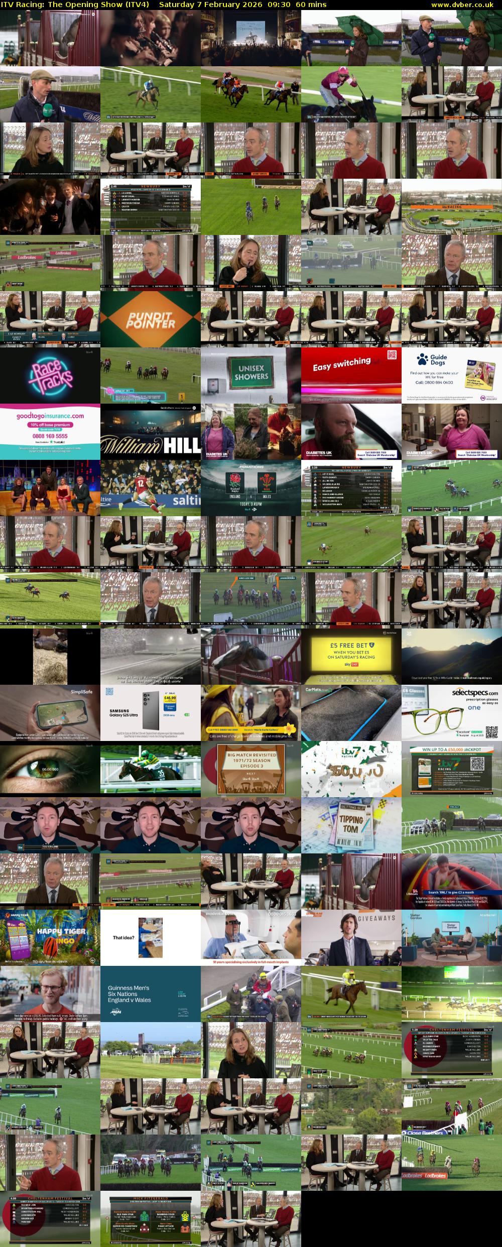 ITV Racing: The Opening Show (ITV4) Saturday 7 February 2026 09:30 - 10:30