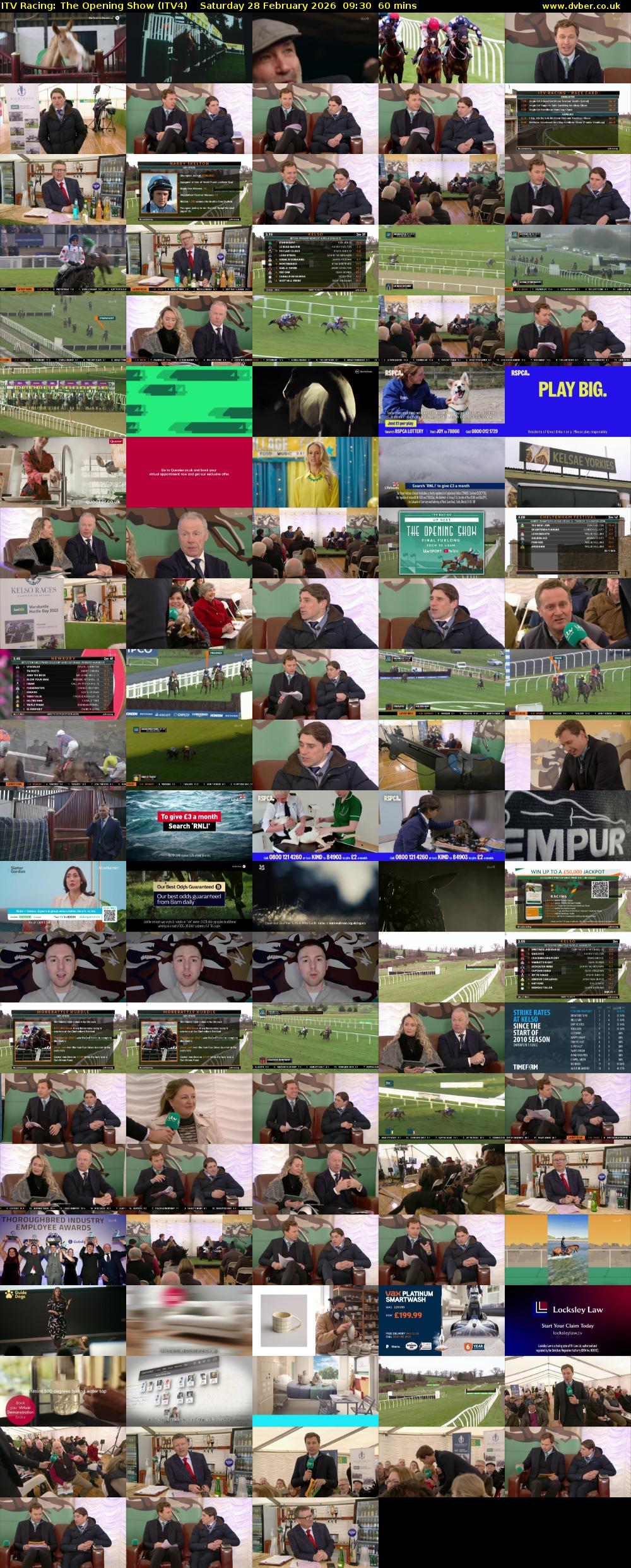 ITV Racing: The Opening Show (ITV4) Saturday 28 February 2026 09:30 - 10:30