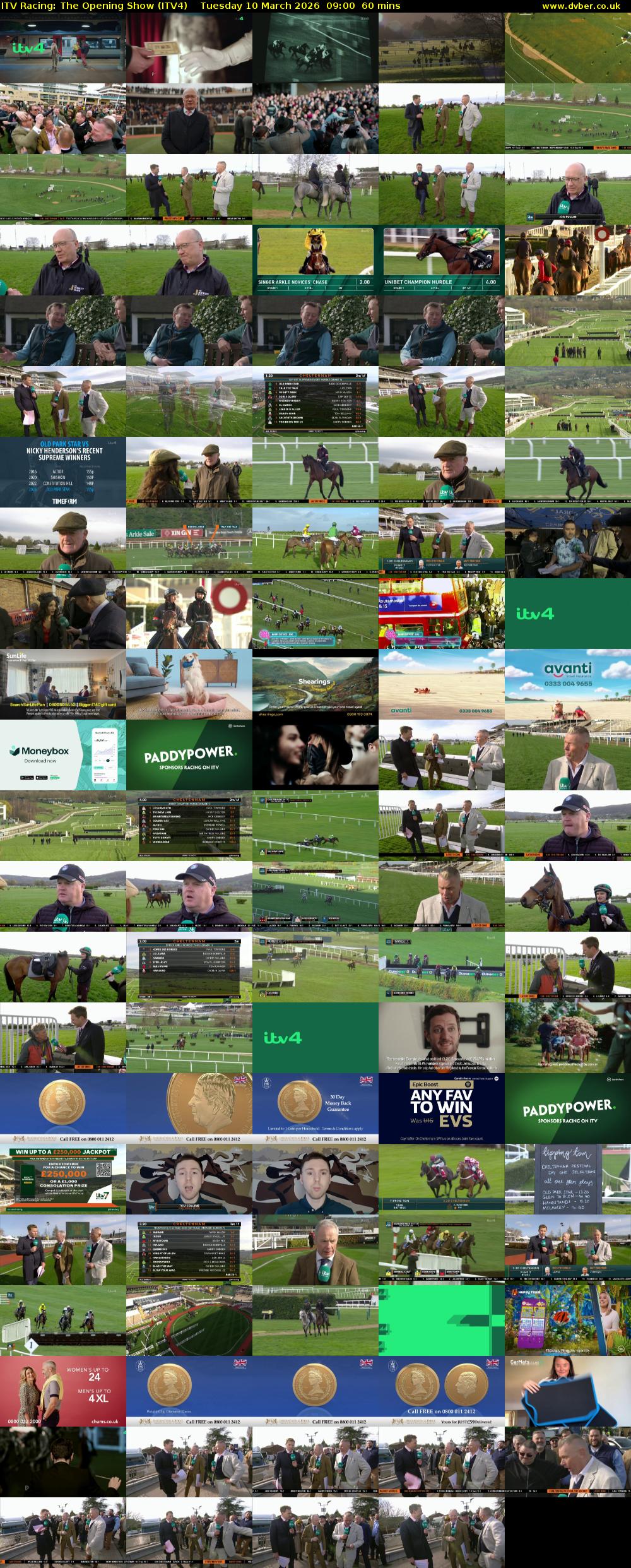 ITV Racing: The Opening Show (ITV4) Tuesday 10 March 2026 09:00 - 10:00