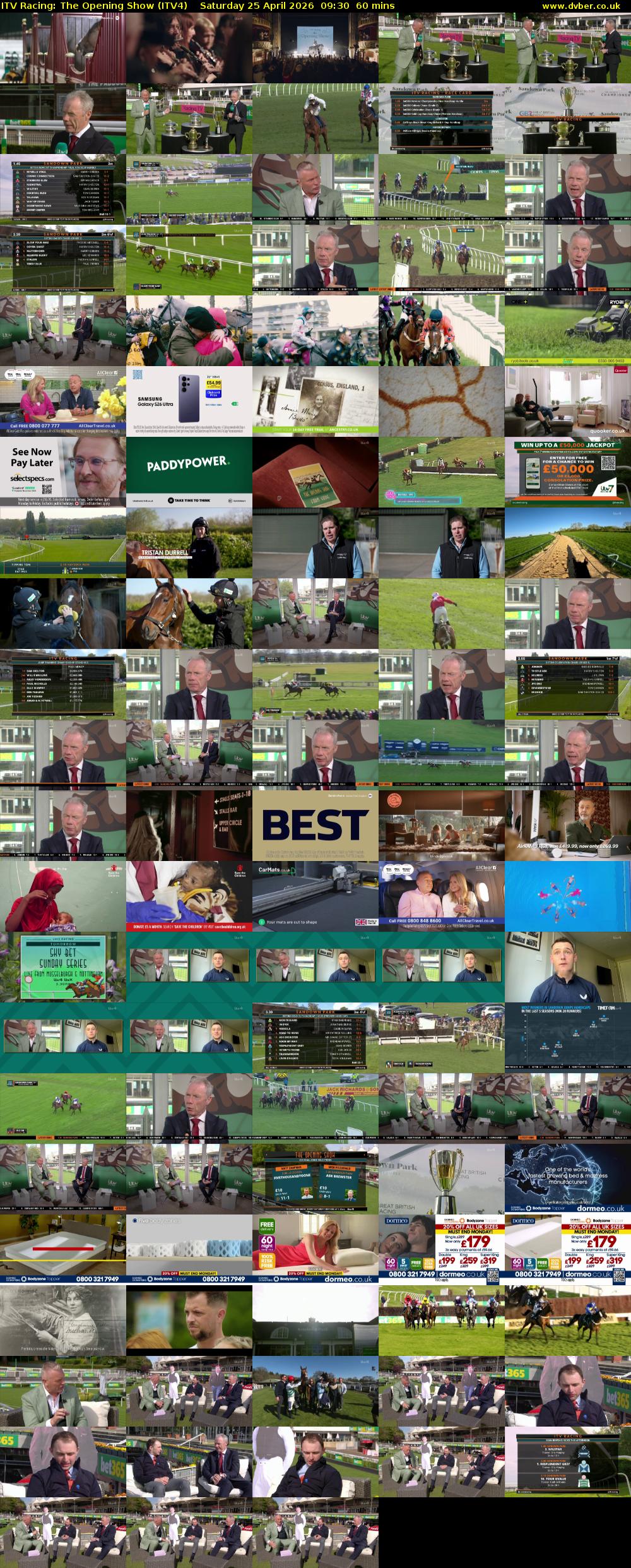 ITV Racing: The Opening Show (ITV4) Saturday 25 April 2026 09:30 - 10:30