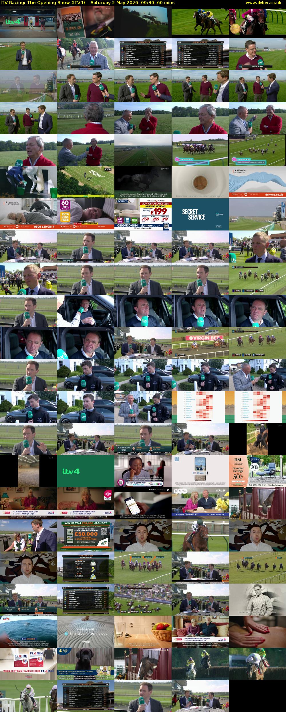 ITV Racing: The Opening Show (ITV4) Saturday 2 May 2026 09:30 - 10:30